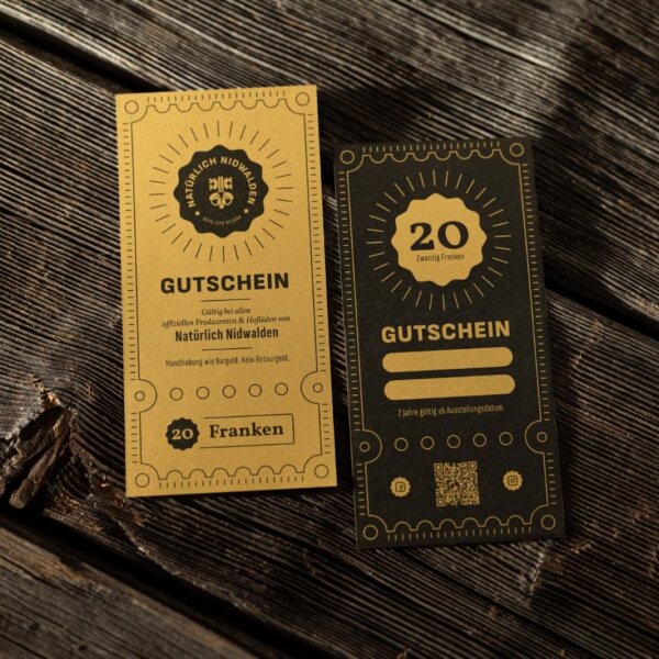 N NW Geschenk Gutschein